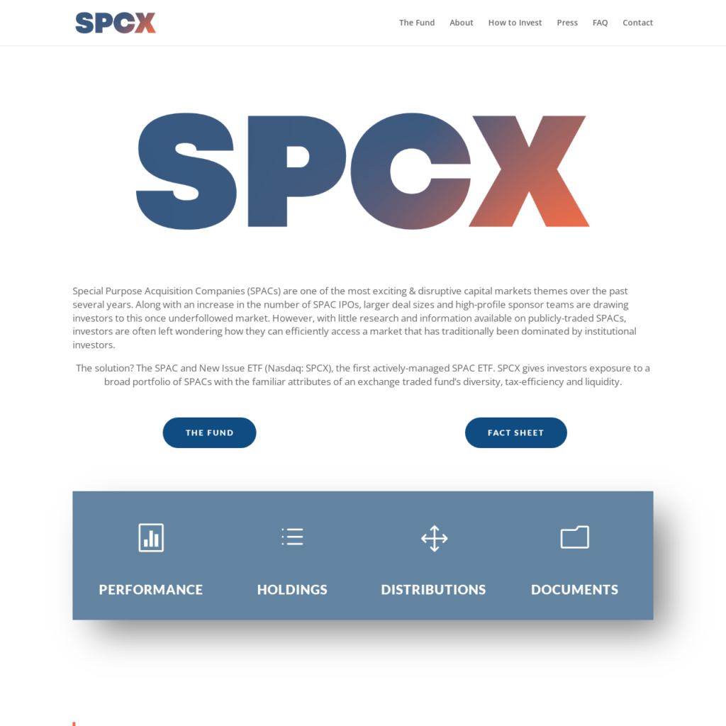 SPCX | The SPAC and New Issue ETF